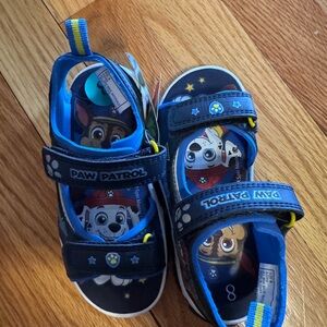 Paw Patrol Blue Kids Sandals with Character Design